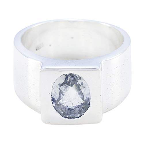 Bague en argent sterling 925 de forme ovale élégante House of Rings