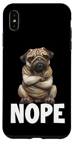 Funny Pug Meme T�A���̎�����̂��߂̃��[�����X�ȕ� �X�}�z�P�[�X iPhone XS Max �p