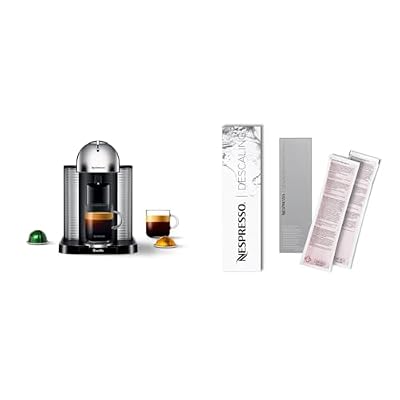 Nespresso Vertuo Coffee and Espresso Maker by Breville, Chrome Descaling Kit