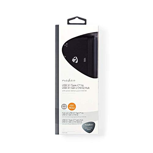 Nedis Hub USB 3.1 Type C TCARF250BK - vue 9