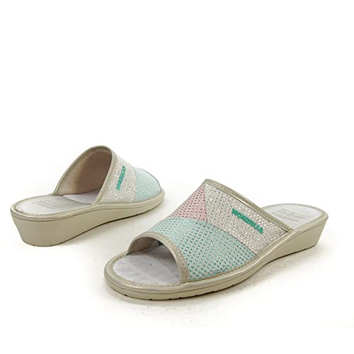 NORDIKAS - Zapatilla CASA 1492-PL para: Mujer Color: Plata Talla: 39 NORDIKAS - Zapatilla CASA 1492-PL para: Mujer Color: Plata Talla: 39