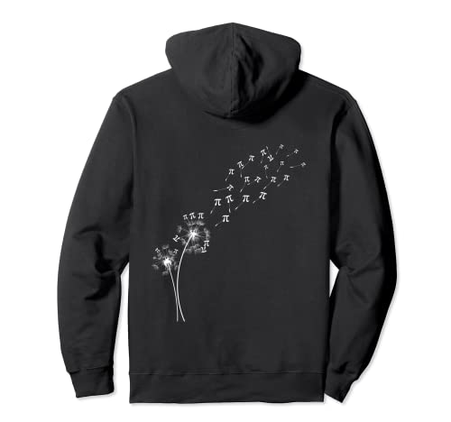 Dandelion Pi Day Flower Floral Tree Math Mathematic Lover Felpa con Cappuccio