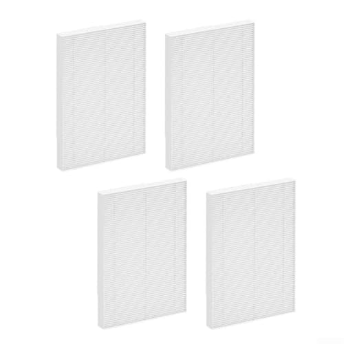 Air Filter for KleanPal Pro Baby Bottle Washer, 4-Pack Replacement Cartridge with HEPA Filtration, PE+PET Material, 12 x 8 cm, White