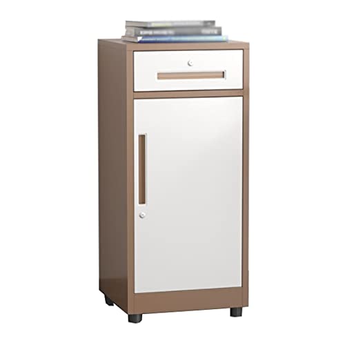 Lockable File Cabinet 1 Sto For Home & Office Secure Document With Door,B,B