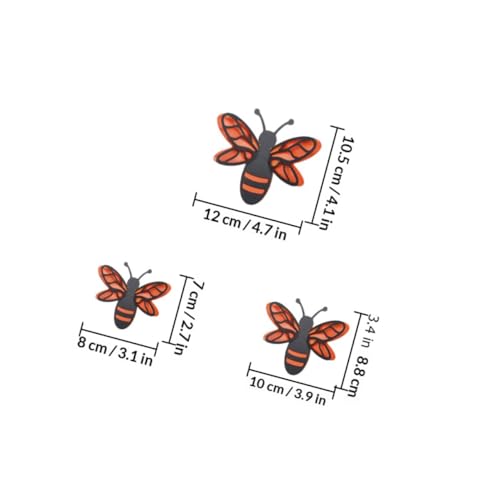 Vinilos Decorativos 3D Abeja Papel Perlado Set 12 Piezas miniatura 2