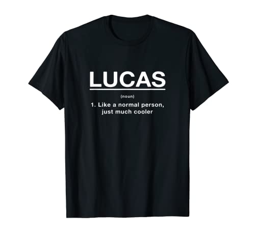 Lucas Definition Humour Surnom humoristique unique T-Shirt