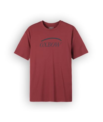 OXBOW Tee-shirt manches courtes TALAI Hiver 2025 Manches courtes, Col rond, Motif sur l'avant