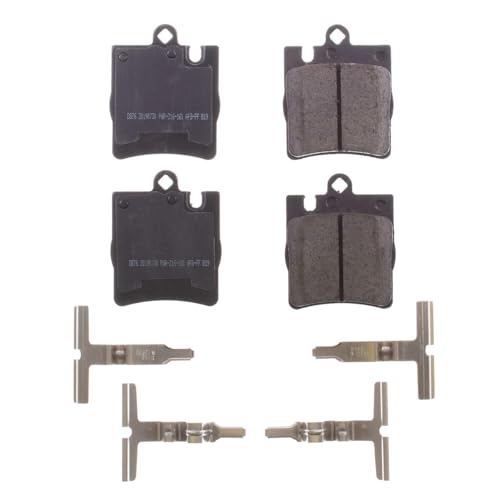 Image of PowerStop Rear Brake Pads for Mercedes-Benz C230 2003-07 |C240 2003-05 |C280 2006-07 |C320 2001-05 |C350 2006-07 - Z17 Ceramic Brake Pads with Installation Hardware, 17-876