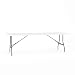 Flash Furniture 30''W x 96''L Bi-Fold Granite White Plastic Folding Table