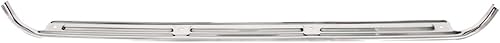 Miniatura 2 de United Pacific C677201 - Placa de umbral de puerta cromada para camiones Chevy y GMC 1967-72, triple cromado, estilo original con agujeros de