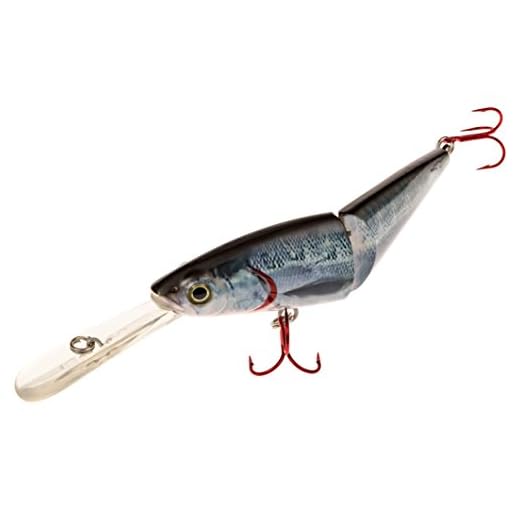 Real Fish 5.5" Jack The Ripper Suspending Jerkbait Bass Fishing Lure Bait Life-Like Diving Deep Trout Shad (Kokanee)