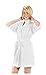 Cotton Waffle Womens Robe, One Size, White Color