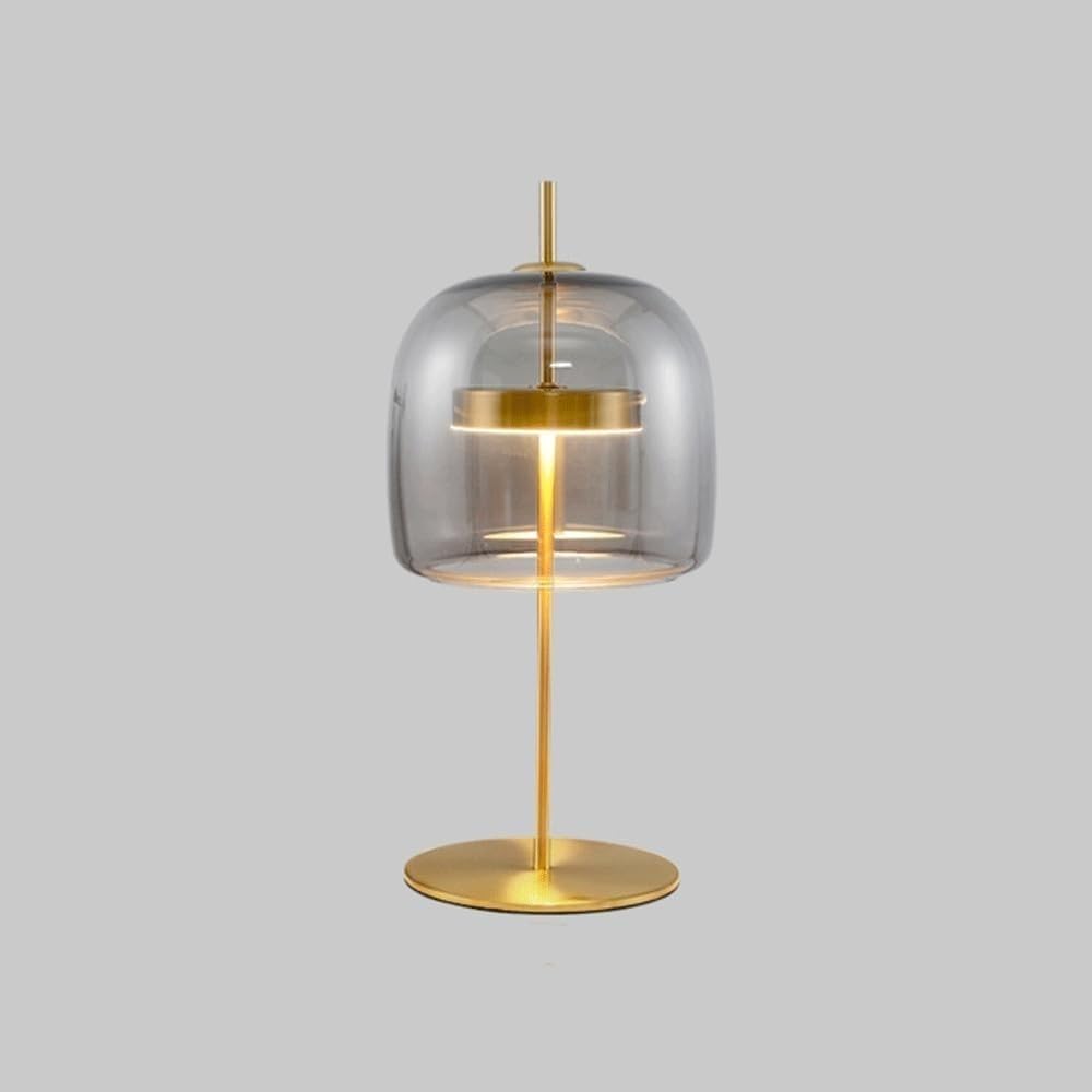 DFAEEKIYO Scanvian Postmodern Designer Glass Desk Lamp Classic Fashion Lighting for Living Room Study Reading and bar Decoration