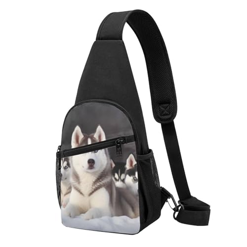 Sac à dos à bandoulière husky léger pour courir et marcher sans gêne