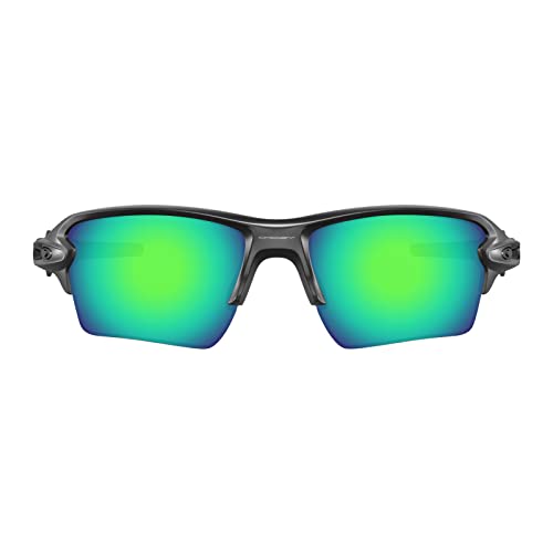 Image of Well-aimed Replacement Lenses Compatible with Oakley Flak 2.0 | Flak 2.0 XL Sunglasses - Green Iridium Polarized