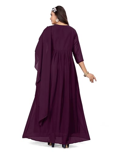 Image of Women's Georgette Fabric Kurti with Dupatta for Any Occassion | Kurti Set for Women