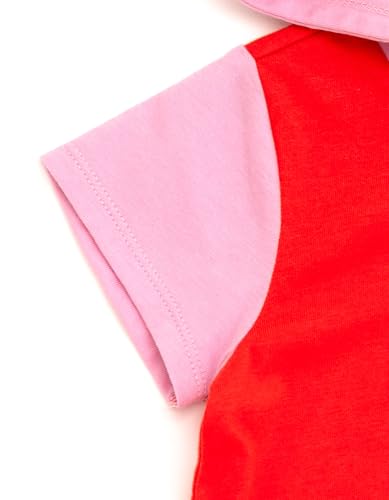 Peppa Pig Girls Hooded Cosplay T-Shirt Toddler to Little Kid Sizes (2T - 7-8)4