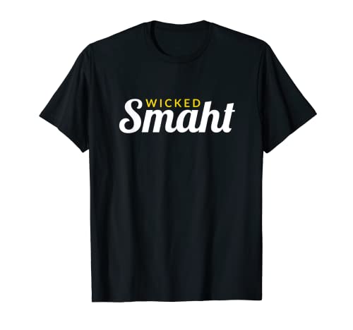 Camiseta divertida de Boston Southie Genius Quote Wicked Smaht Camiseta