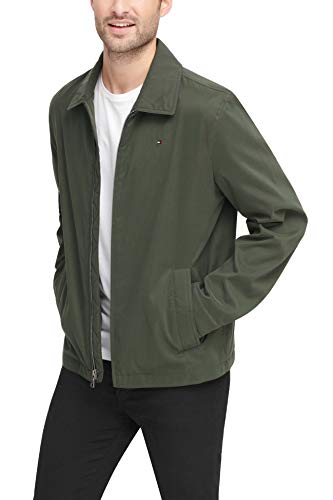 Image of Tommy Hilfiger Men's Lightweight Zip-up Microtwill Golf Jacket (Standard and Big & Tall Sizes)