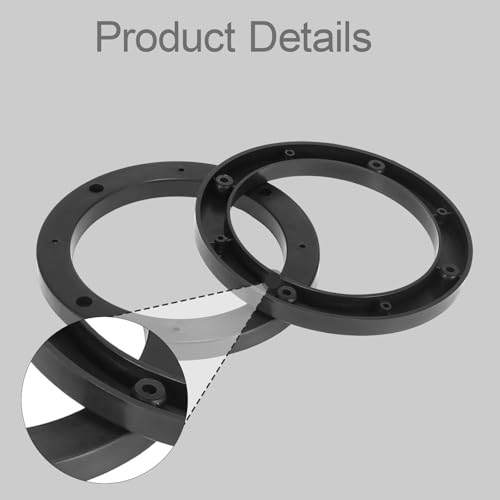 Image of 2X Car Speaker Spacer Ring Professional Portable Replacement 6.5 Inch|| Speaker /Sub. Grills & Accs| Car Audio & Video Installation | Vehicle Electronics & GPS