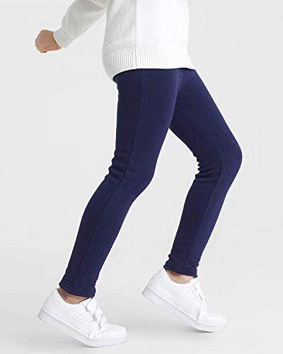 Kids Girls Velvet Leggings Thick Stretch Fleece Lined Toddler Tights Warm Toddler Full Length Pants3