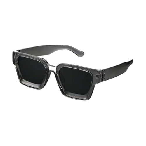 Lunettes de soleil carrées de photographie de rue et voyages