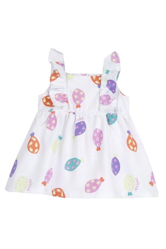 Chicco, Vestido Bebé de Manga Corta con Tiernos y Simpáticos Diseños, Designed in Italy, Ropa Niña 0-24 Meses, Idea Regalo Bebé