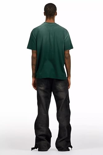 Men's Yuri Stacked Cargo Flare Jean4