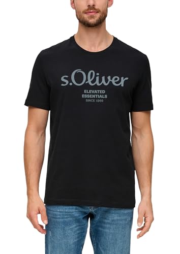 s.Oliver Baumwoll-T-Shirt mit Logo-Print