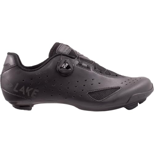 Lake Cx177 Cycling Shoe - Men's Black/Black Reflective, 43.0