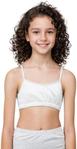 Adira | Beginners Bra for Girls 13-14 Years | Uniform Bras | Flat Padding for Nipple Coverage | Comfortable Strecthy Cotton | Comfy-Breathable & Super Soft Material | Pack of 1