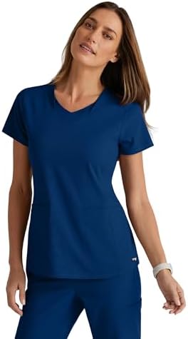 BARCO Grey's Anatomy Spandex Stretch Direct - Bolt Scrub Top for ...