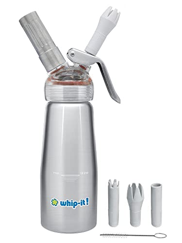 1/3L Whip-It! Sterling Dispenser, Silver