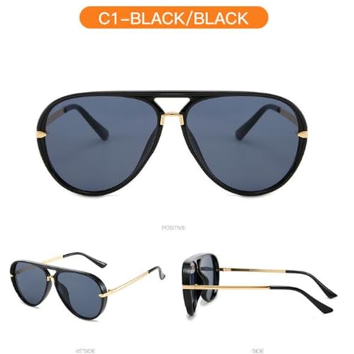 MTONY sunglasses sun protection glasses metal sunshade mirror3