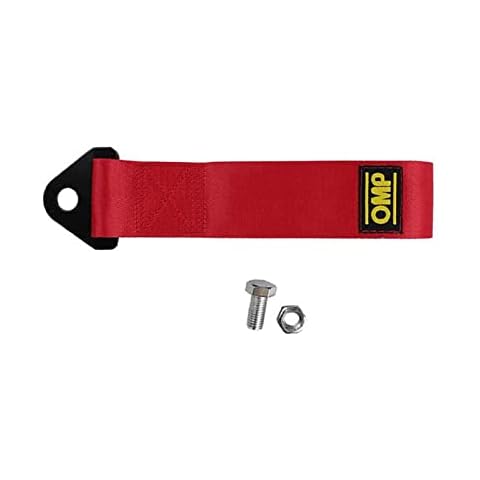 Tow Hook Universal Tow Strap High Strength Hook and Loop Straps for Cars Vehicle Front Rear Bumper Cover