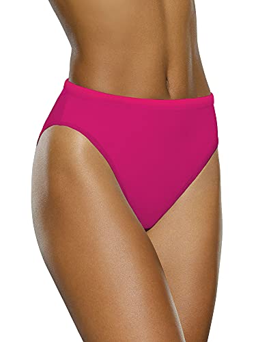 Fruit of the Loom Women's Premium Underwear (Ultra Soft, Breathable-Hi Cut-Fashion Assorted, 62