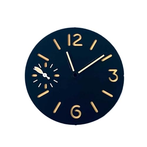 Aiguilles de montre orange 34.5mm pour modification boîtier mécanique ETA 6497