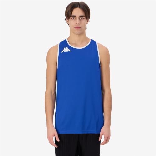 Kappa Kappa4basket Danco Blue Sapphire-White Équipement de Basketball Unisexe pour Adulte