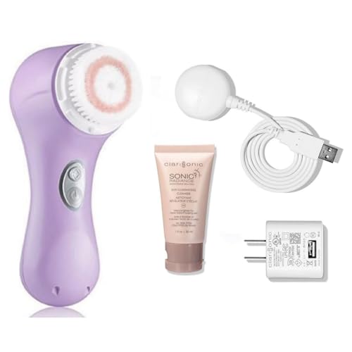 Clarisonic Mia 2 Sonic Facial Skin Cleansing Brush System | Added to Transparency Portal Cleansing System (Lavender)