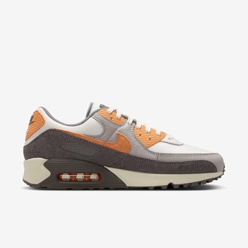 Nike Air Max 90 Premium Men's Shoes (IB7467-029, Flat Pewter/College Grey/Phantom/Copper Moon)3