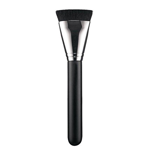 DATEWORK 1PCS Professional Cosmetic Flat Contour Brush (Black)