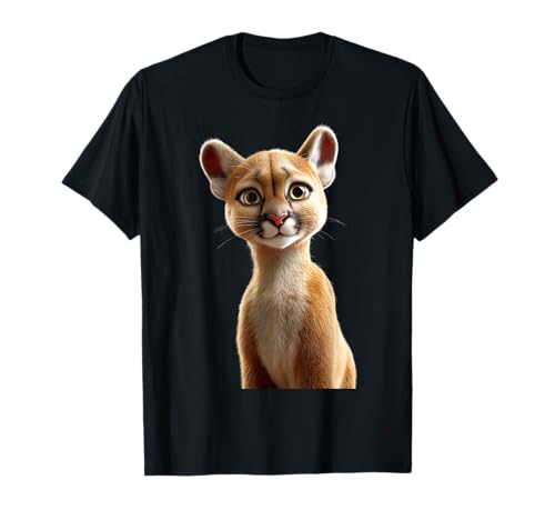 Puma Gran Felino León de Montaña Pumas Pantera Puma Camiseta