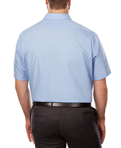 Image of Van Heusen Men's BIG FIT Short Sleeve Dress Shirts Poplin Solid (Big and Tall)