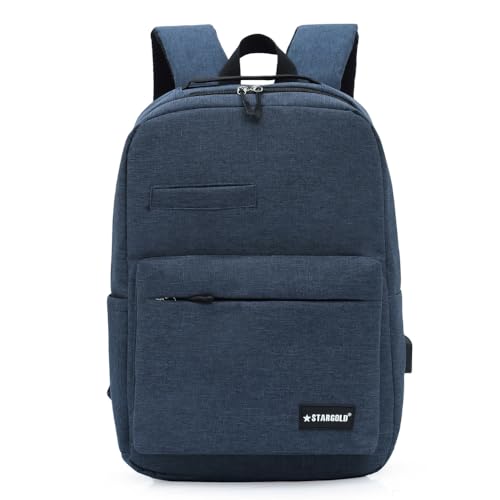 STARGOLD Stylish 15.5-Inch Fabric Laptop Backpack With Multi-Useful for Travel, Business, Casual or College BP250