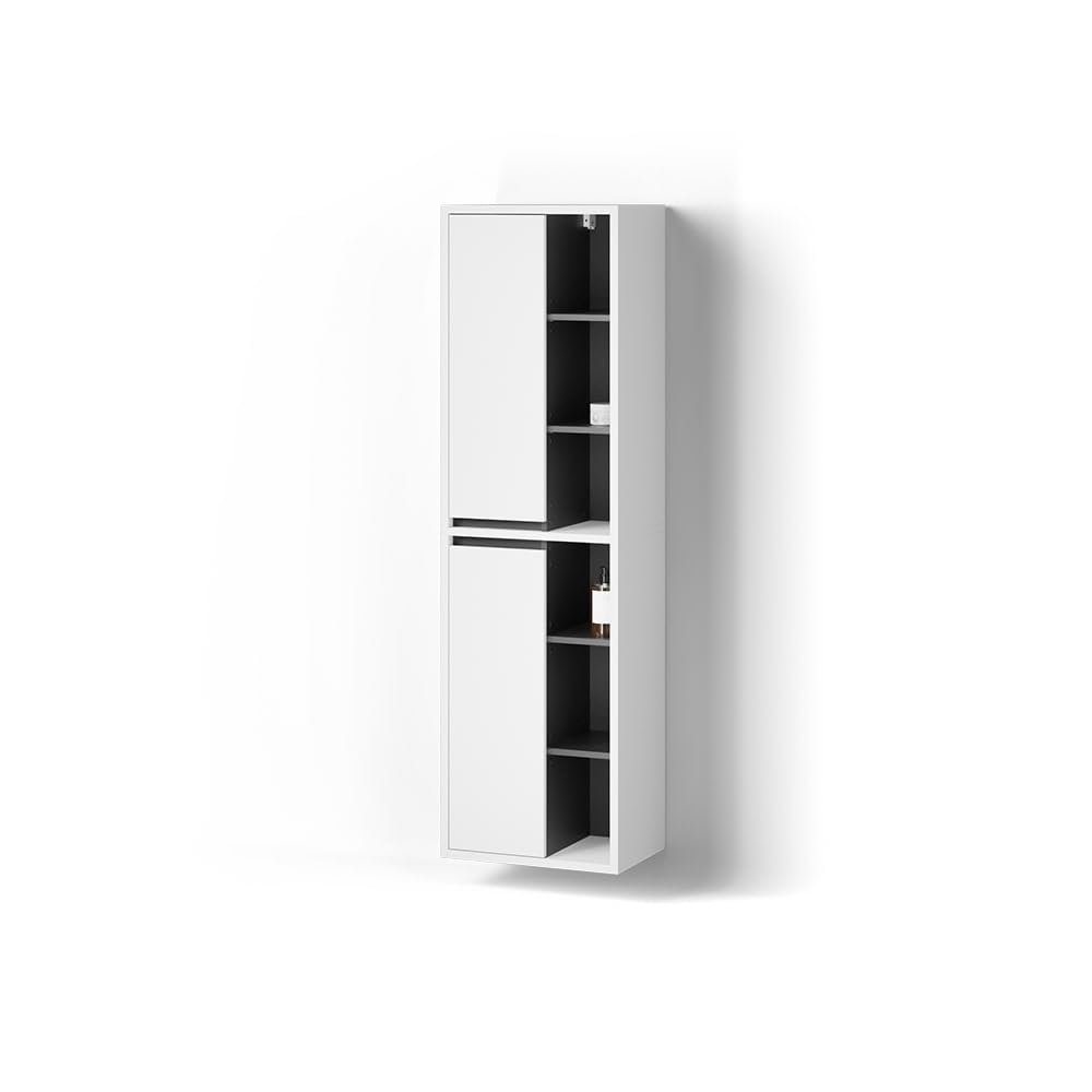 Livinity Armario de baño Vomano, Blanco, 50 x 170 cm