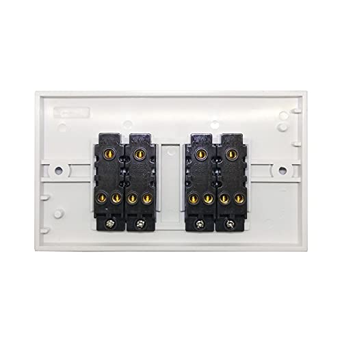 Opus 4 gang 2 way Light Switch White - Image 2