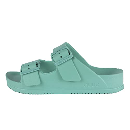 Preisvergleich Produktbild DUUO Block-Sandale aus EVA-Kunststoff, Schwarz, türkis, 44 EU