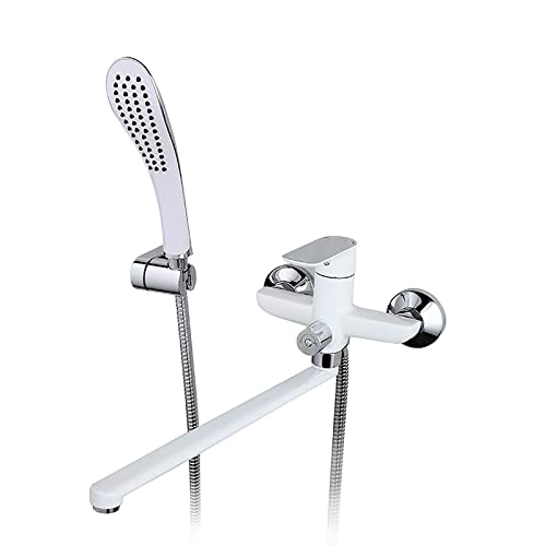 Fauce de baignoire rotative avec pomme de douche à main pour un bain confort
