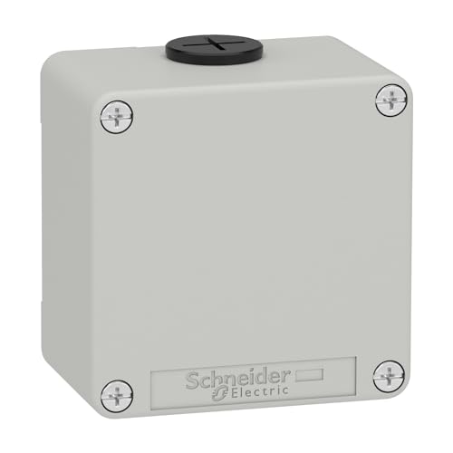 Boîtier Schneider XAPD11 pour bouton poussoir de machine industrielle