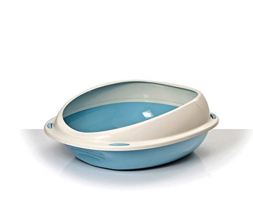 Georplast 10530 SDhoek voor katten shuttle met verhoogde randen Salva Sporco 45 cm Media Wave Store ® (Celeste)